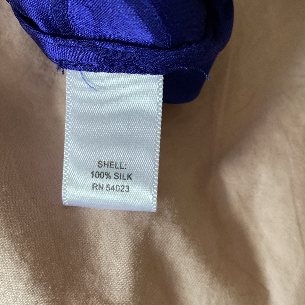 Banana Republic Women’s Silk Dress, Size S, Indigo - Picture 6 of 6
